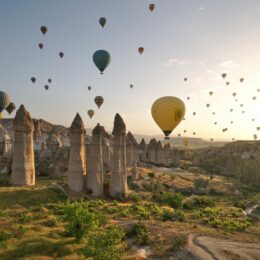 Les villages de la Cappadoce, Turquie : Entre ciel et terre