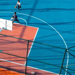 terrain de basket extérieur