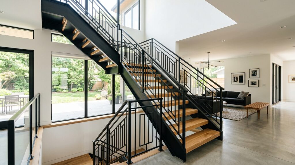escalier métallique sur mesure