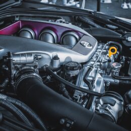 moteur de sa voiture
